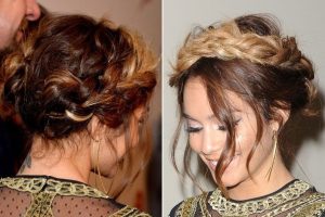 Vanessa Hudgens Halo Hair Braid Ombre Hair Extensions
