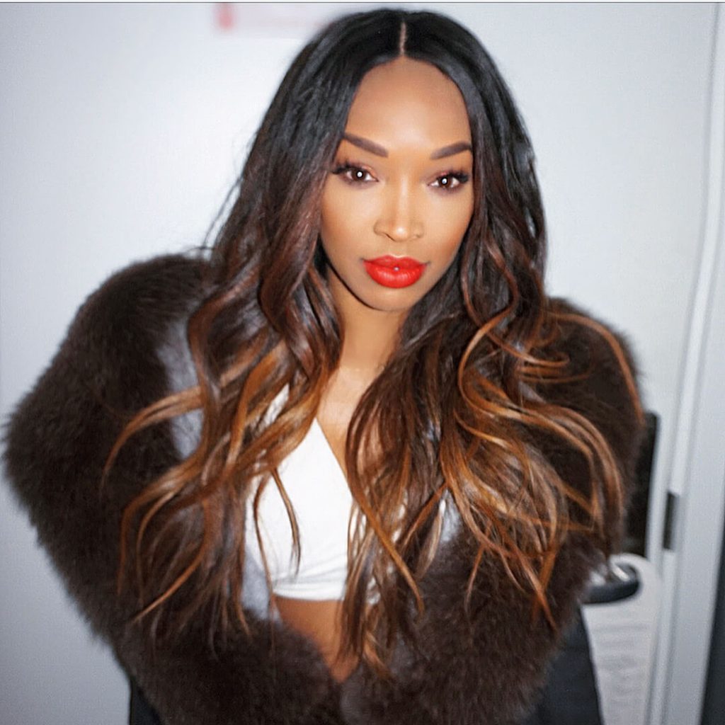 Double Weft Rose Gold Hair Extensions Dubai Balayage T2/2/5 Secret