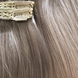 Clip In Hair Extensions - Grey | Secret Hair Extensions