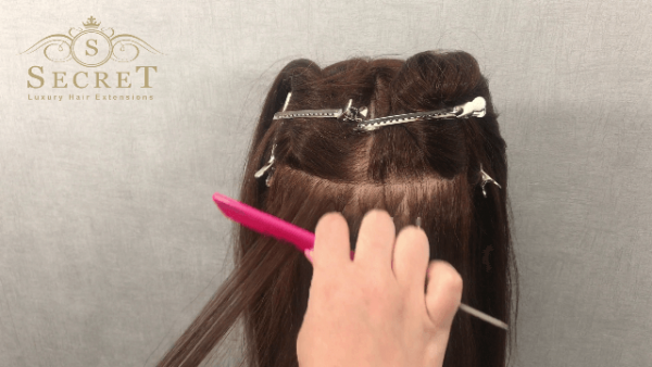 remove micro ring hair extensions at home